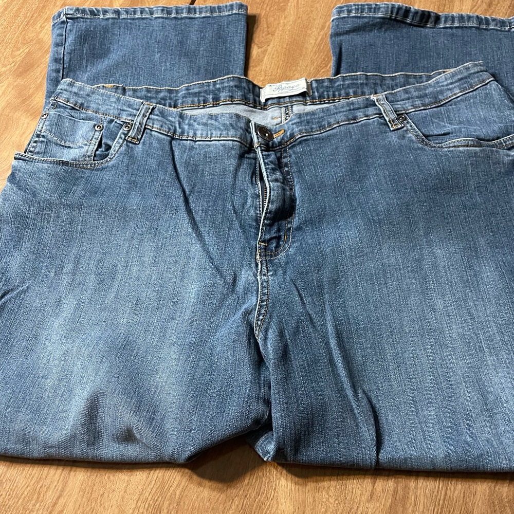 Papaya Light Blue Flare Jeans - Picture 3 of 8